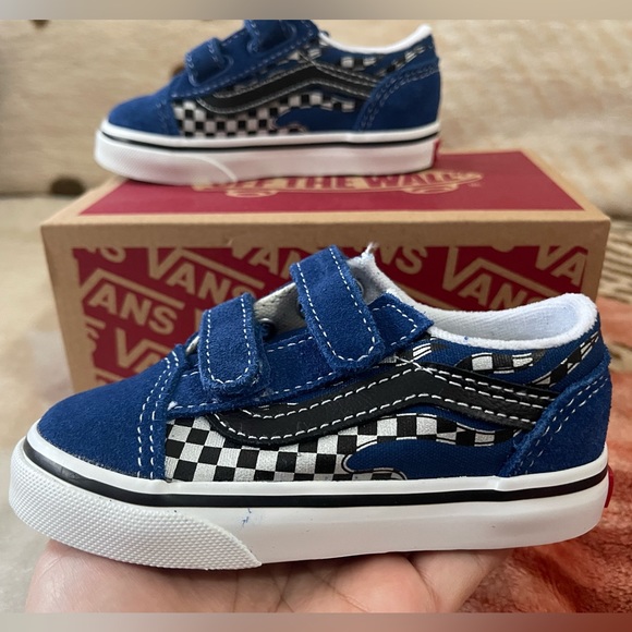 old school V reflective flame true blue - Picture 3 of 6